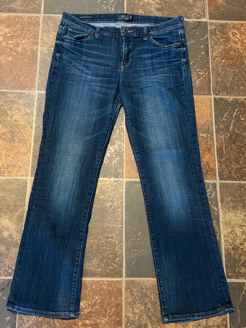 Lucky Brand Women’s Brooke Slim Boot Cut Jeans Medium Wash Size 14/32